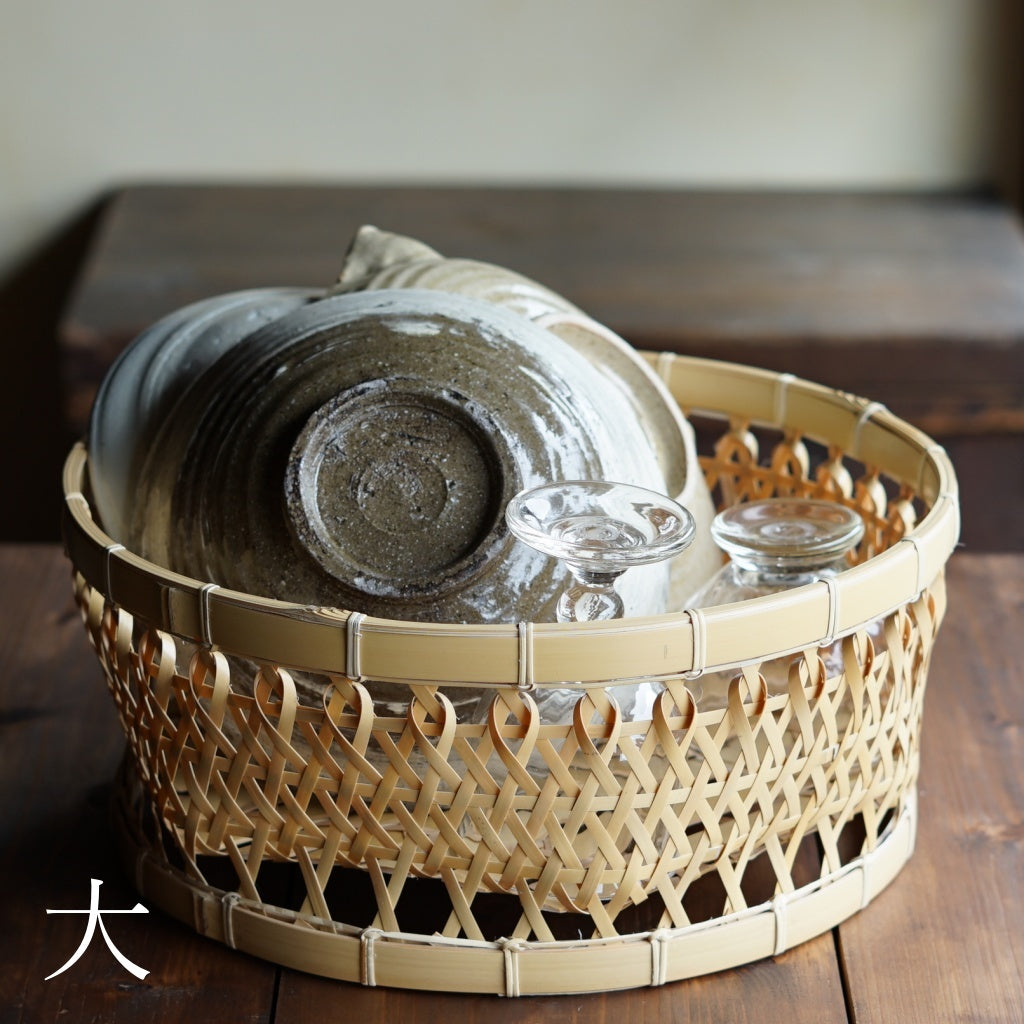 椀かご・六つ目椀かご（鹿児島・柚木一徳） – 暮らしの道具Coquette