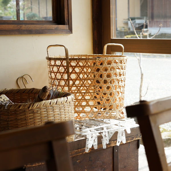 洗濯かご・竹のランドリーバスケット (香川県) – 暮らしの道具Coquette